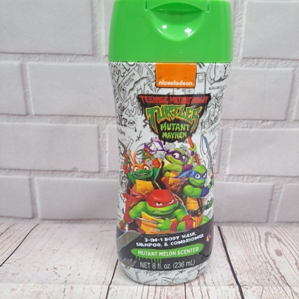 Nickelodeon Teenage Mutant Ninja Turtles 3 in 1 Body Wash Shampoo & Conditioner